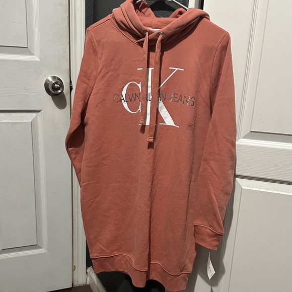 Calvin Klein Tops - Calvin Klein Men's Terracotta Hoodie Sweater